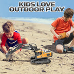 Remote Control Excavator Toys, 11 Channel 1:20 RC Construction Truck