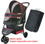 ROODO Pet Stroller Mat,Dog Stroller Cushion,Inner Pad for Exclusive Use,Original,Replaceable,Easy to Clean,Set of 3 pc(Black)