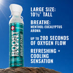 Boost Oxygen Large Breathe Menthol-Eucalyptus Aroma 10L Canister | Respiratory Support for Aerobic Recovery, Altitude, Performance & Health (12 Pack)