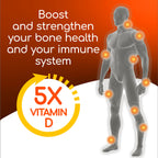 X Ray Dol Triple Action Joint Support Supplement with Glucosamine 1500mg, Chondroitin 800mg, MSM 750mg and 5X Vitamin D for Healthy Joints, Bones & Cartilage - 60 Count per Bottle - 6 Pack