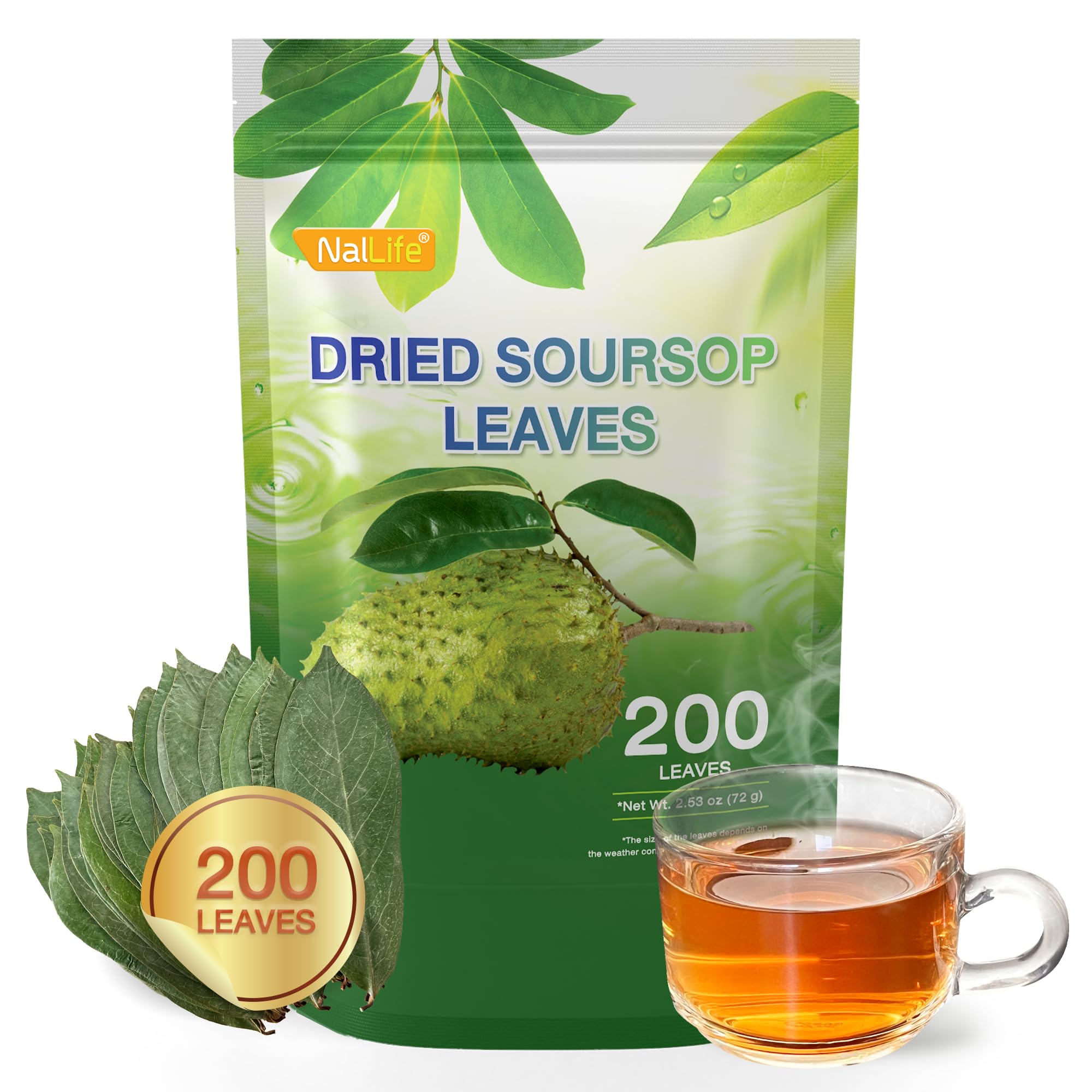 NalLife Soursop Leaves for Tea 200 Leaves