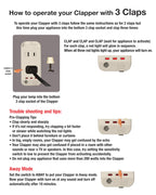 Clapper The Original Home Automation Sound Activated Device, On/Off Light Switch, Clap Detection, As Seen On TV