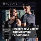Nugenix Total-T, Free and Total Testosterone Booster Supplement for Men, 42 Count