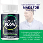 ProtoFlow Capsules, Proto Flow Supplement for Men with Advanced Maximum Strength, Premium Wellness Prostate Health Formula for Urinary Function, Comfort & Balance, Natural Ingredients Reviews (60ct)