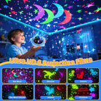 Night Light for Kids Sensory Toys, 6 Films Star Projector Light for Bedroom