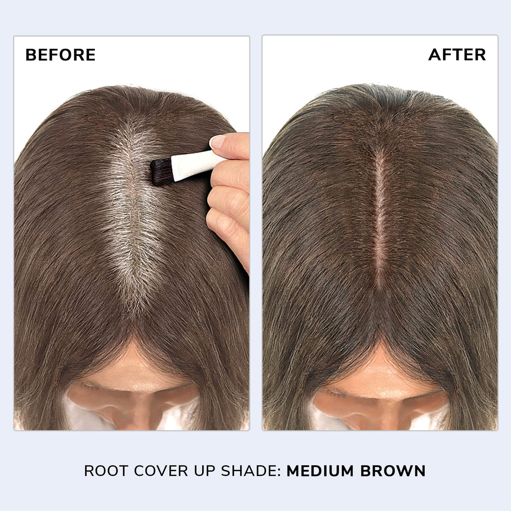 COLOR WOW Root Cover Up – Temporary Hair Color Touch-Up, Medium Brown