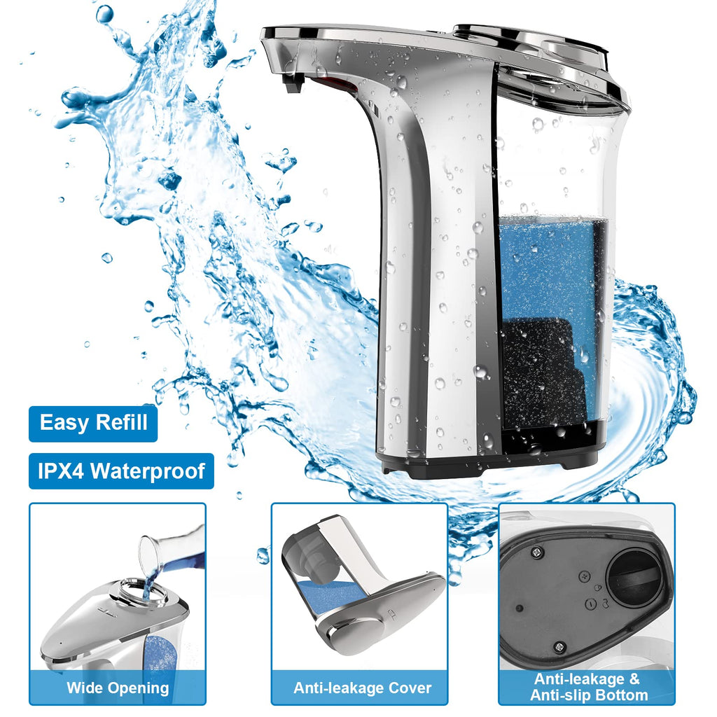 Automatic Soap Dispenser, 17oz Touchless Liquid Dish Soap Dispenser Kitchen