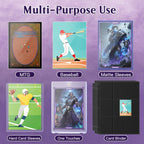 2400 Perfect Fit Sleeves,Inner Clear Card Sleeves Perfect Fit for Double Sleeving,60-Microns Ultra Clear Protection,High Clarity Trading Card Sleeve Compatible with MTG, TCG, Game,Sport Cards