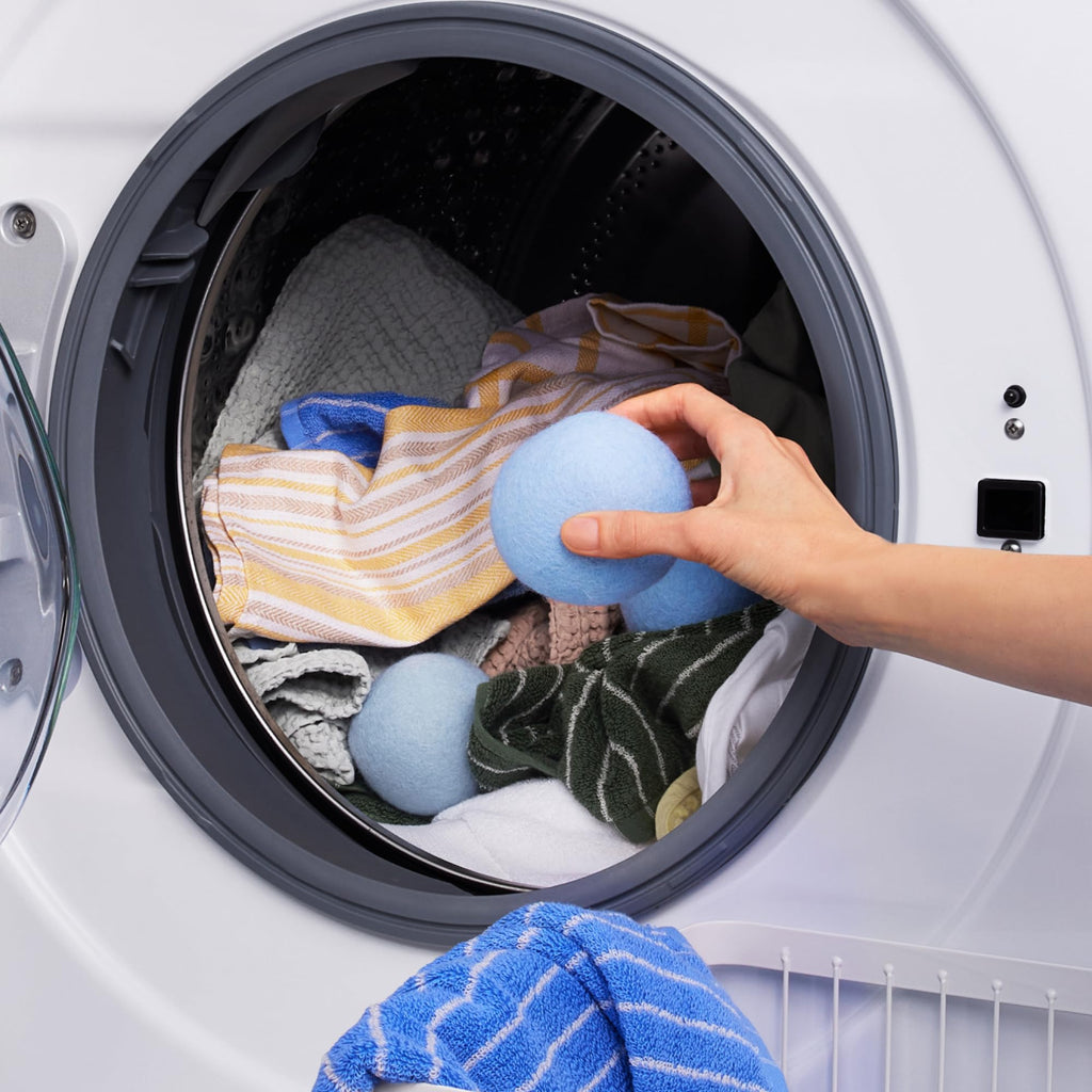 BLUELAND Laundry Essentials Kit, Spring Bloom - Plastic-Free Laundry Detergent Tablets, Oxi Booster, and Reuseable Natural Wool Dryer Balls
