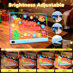 Lumiboard Led Drawing Board with 13 Light Effects, 16" Rechargeable Glow Doodle LED Note Board with Colors, Neon Light Up Drawing Tablet Gifts for Kids for Easter Birthday Christmas Gift Ideas