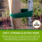 Bio-Stretch Soft Tree Ties & Garden Tape for Young Trees, 16M Green