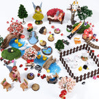 HIYZI 109 Pcs Fairy Garden Accessories Miniature Fairy Figurines Kit