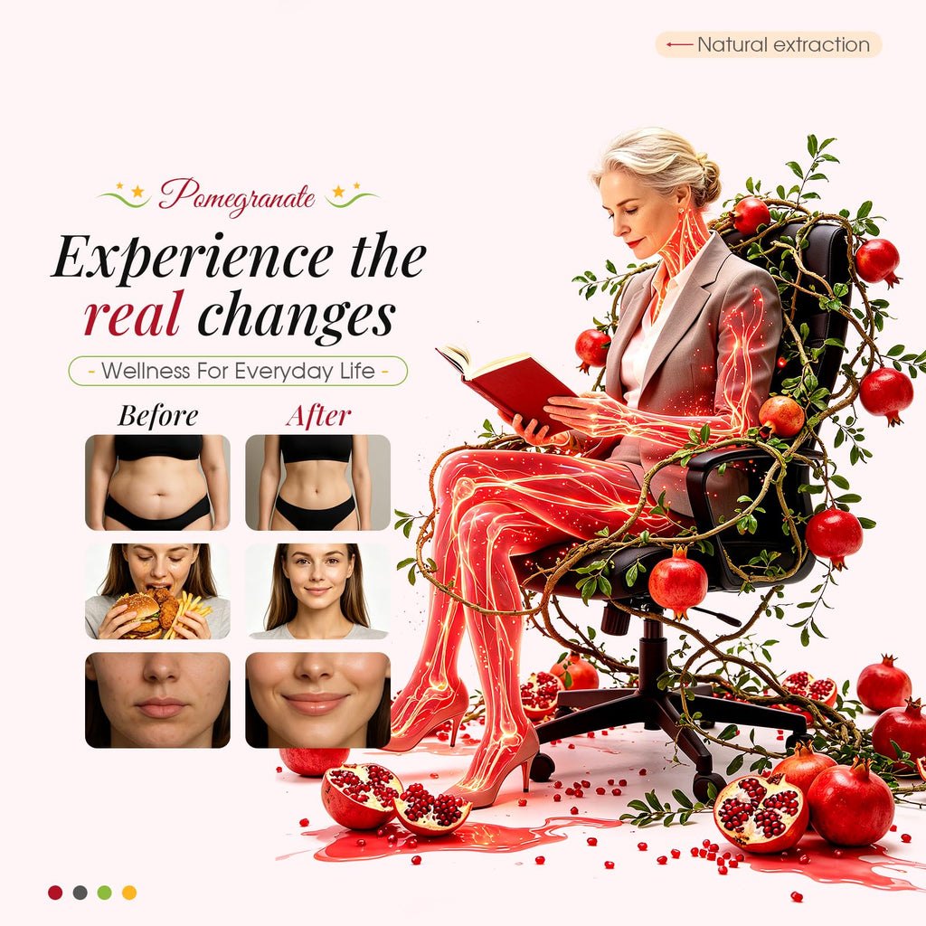 JXlspe Premium Pomegranate Extract 𝗖𝗮𝗽𝘀𝘂𝗹𝗲𝘀 – Naturally Rich in 𝗣𝗼𝗹𝘆𝗽𝗵𝗲𝗻𝗼𝗹𝘀 & 𝗔𝗻𝘁𝗶𝗼𝘅𝗶𝗱𝗮𝗻𝘁𝘀, Daily Wellness Supplement, Clean Formula, Non-GMO, 60 Capsules