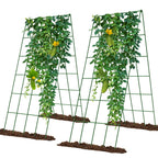 UrGROWA Cucumber Trellis 2 Pack,Foldable A-Frame Garden Trellis