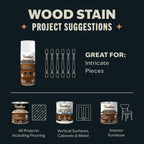 Varathane Premium Fast Dry Wood Stain Spray | 1 Hour Dry Time | 1 Coat Color | Interior Wood Stain | Furniture, Cabinets, Doors, Trim | 10.25 oz | 6 Pack | American Walnut