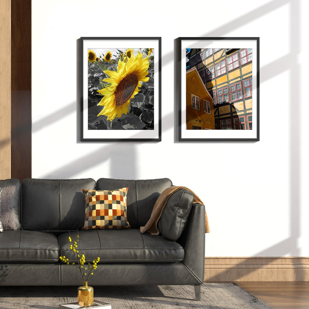 ENJOYBASICS 18x24 Poster Frame, Wall Gallery Frames Set of 2, Black
