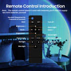 Sunset Lamp Projector with Remote/APP Control,360° Multi-Color Sunset Light