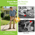Crack Weeder Crevice Weeding Tool with 22'' to 64'' Adjustable Long Handle