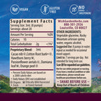 WishGarden Herbs Liquid Bliss, Mood Support Supplement, Passionflower, Cacao & Damiana, Uplifts Mood, Eases Daily Stress, Fast-Absorbing Liquid Tincture, 2 fl oz