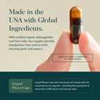 Gaia Herbs Ashwagandha Root - Stress Relief & Sleep Support Supplement - Supports Balanced Energy Levels & Positive Outlook* - 60 Vegan Liquid Phyto-Caps (30 Servings)