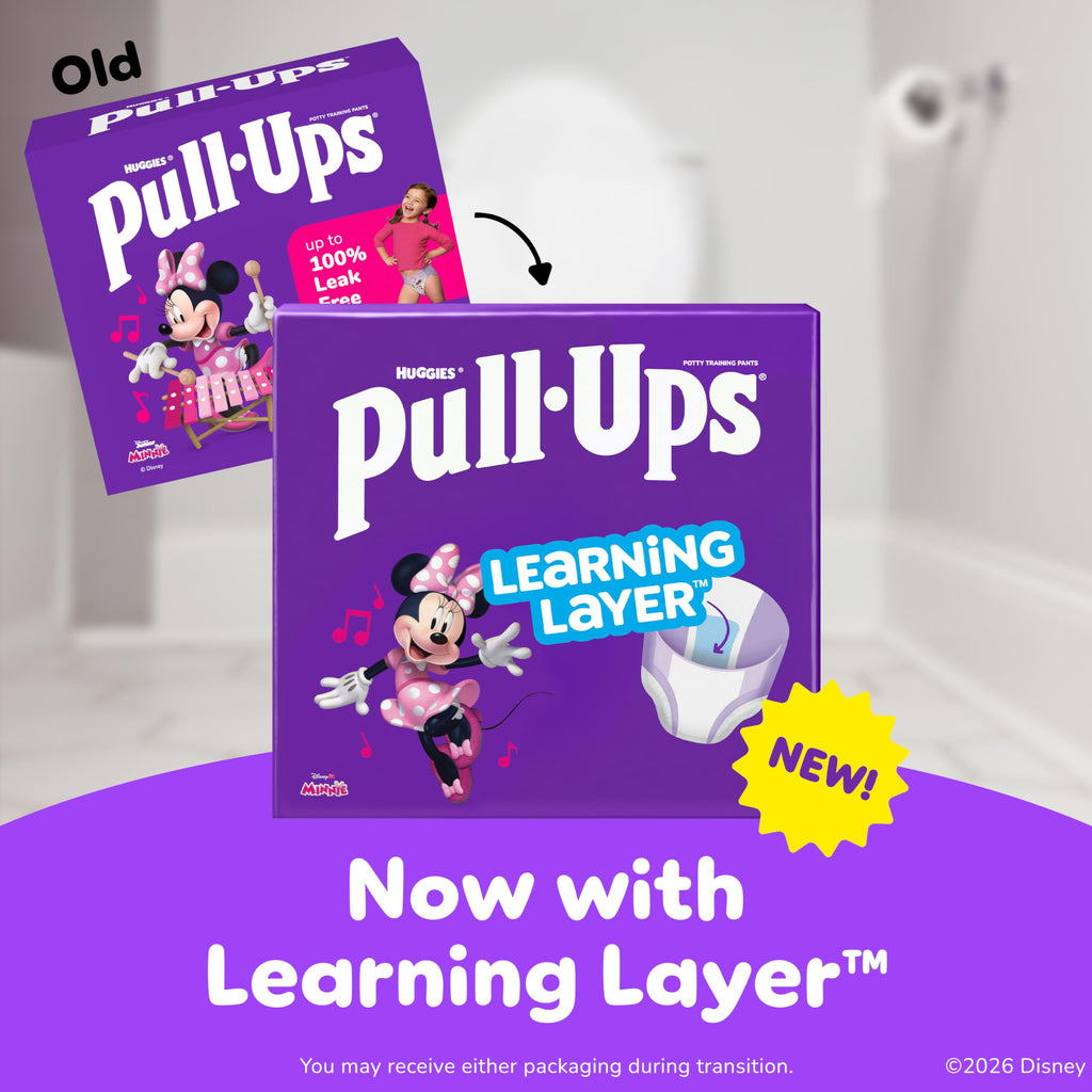 Pull-Ups Girls' Potty Training Pants, Size 3T-4T, 112 Count