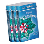 St. Claire's Organic Breath Mints, (Wintermint, 1.5 Ounce Tin, Bundle of 3) | Gluten-Free, Vegan, GMO-Free, Plant-based, Allergen-Free | Made in our Allergen-Free facility