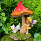 Mood Lab Fairy Garden Figurines - Hide and Seek Set - Miniature Decorative Statues & Accessories - Outdoor & Indoor Garden Decor