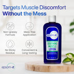 EPSOM-IT Soothing Muscle Lotion - Epsom Salt Magnesium Sulfate Cream Arnica for Muscle Stiffness, Topical Magnesium Lotion, Providing Comfort for Legs, Knee and Feet, 8.0 oz., 2-Pack