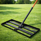 Lawn Leveling Rake, 30"x10" Leveler with 78" Adjustable Handle