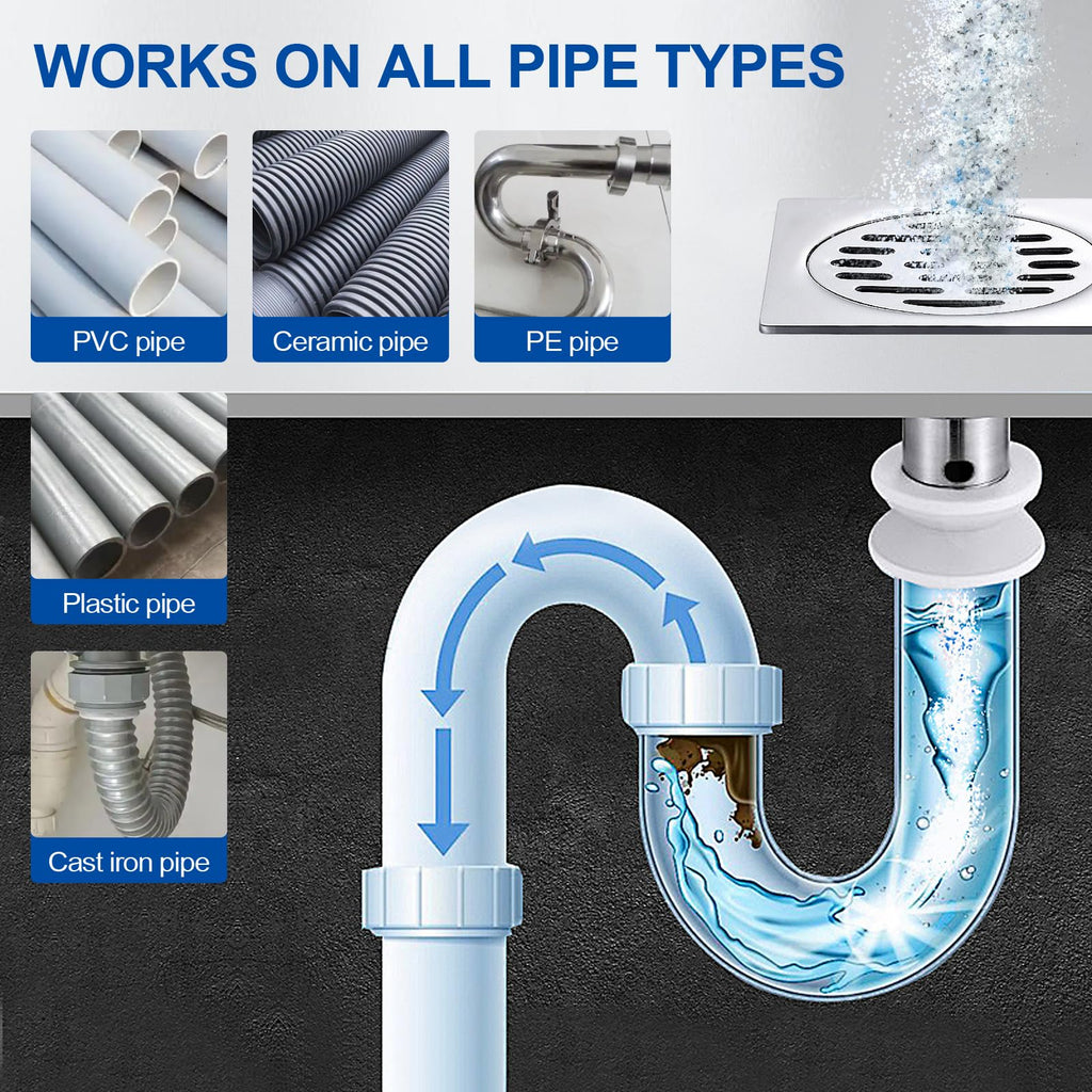 BELL BIRD Drain Opener,Powerful Unclogging,Crystal lye, Sodium hydroxide, Unclog drains, Bathroom sinks, Kitchen sinks, Shower pipes (3 PSC, Gram, 780)