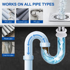 BELL BIRD Drain Opener,Powerful Unclogging,Crystal lye, Sodium hydroxide, Unclog drains, Bathroom sinks, Kitchen sinks, Shower pipes (3 PSC, Gram, 780)