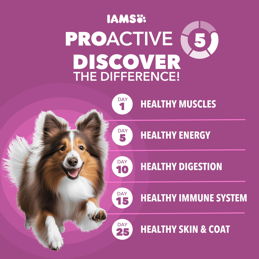 IAMS Proactive Health Mature Large Breed Dry Dog Food, Chicken, 30 lb