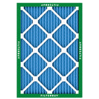 Filterbuy 20x25x1 Air Filter MERV 13 Optimal Smoke & Allergy Defense (4-Pack), Electrostatic Pleated HVAC AC Furnace Filters Replacement, Made in USA (Actual Size: 19.50 x 24.50 x 0.75)