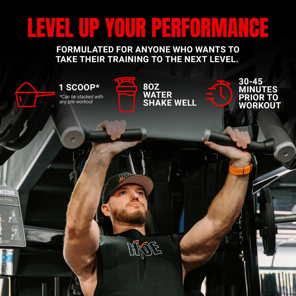 ProSupps Mr. Hyde Max Pump Pre Workout Powder - Stim-Free Preworkout Supports Blood Flow, Muscle Volume & Endurance - Caffeine-Free Nitric Oxide Gym & Fitness Supplements (Blue Razz, 20 Servings)