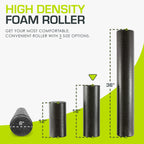 ProsourceFit High Density Foam Rollers long, Firm Full Body Athletic Massage Tool for Back Stretching, Yoga, Pilates, Post Workout Muscle Recuperation