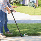 Long Handled Grass Shears – Ergonomic Lawn Edging Tool for Precise Trimming – Ideal for Edges, Flower Beds, and Lawn Maintenance – Sharp Blades & Adjustable Handle - Easy Rolling