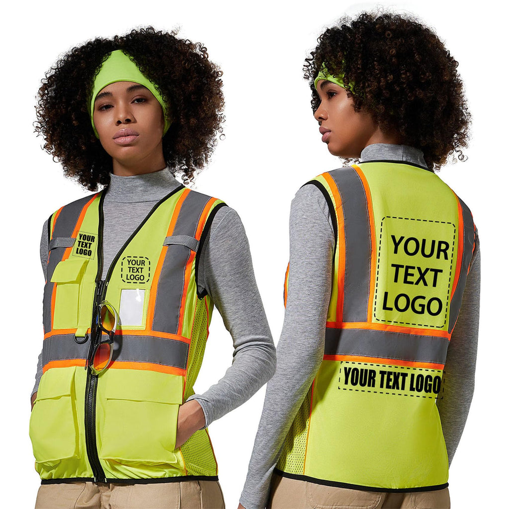 AYKRM Customize 4XL 5XL 6XL hi vis safety vest With logo