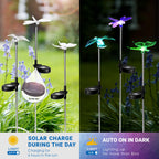 SOLPEX Solar Garden Lights Decor Butterfly Path Lights Outdoor Decorations