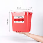 Alcedo Large Sharps Container 2 Gallon (2-Pack) Home & Professional Use