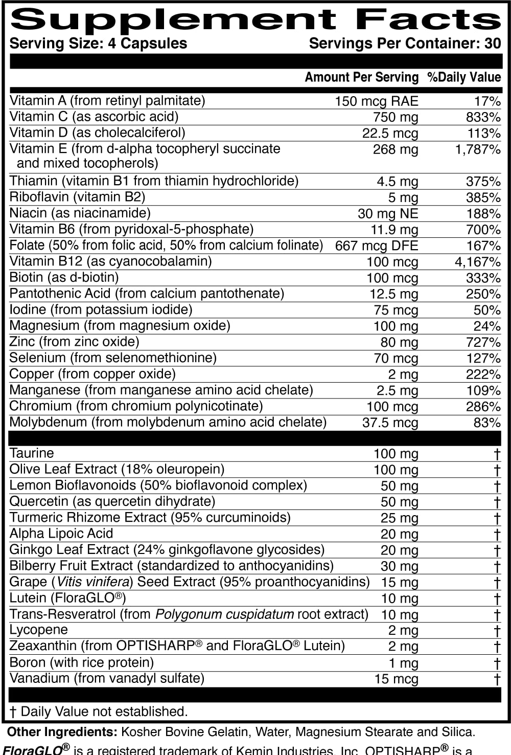 ScienceBased Health MacularProtect Complete – AREDS 2 Eye Health Supplement & Daily Multivitamin – 30+ Nutrients with Lutein & Zeaxanthin – Supports Vision & Whole Body Health – 120 Capsules