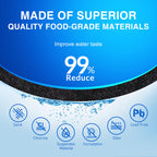 W10295370A Water Filter Replacement for Whirlpool EDR1RXD1, Everydrop Filter 1, W10295370, WHR1RXD1, KAD1RXD1, P4RFWB, P8RFWB2L, Compatible with Kenmore 46-9930, 46-9081, 3 Pack