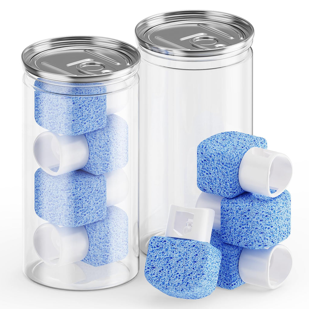 HelpX 8 Pack in 2 Cans Heads,Replacement Pumice Toilet Bowl Cleaning, for Cleaning Toilets, Bathtubs, Grills, Swimming Pools, Sinks