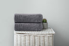 Tens Towels 4 Piece Extra Large Bath Towels 30 x 60 Inches, Dark Grey