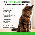 Pet Honesty Vet Backed Cat Hairball Remedy Chews, Chicken, 30-Day Supply