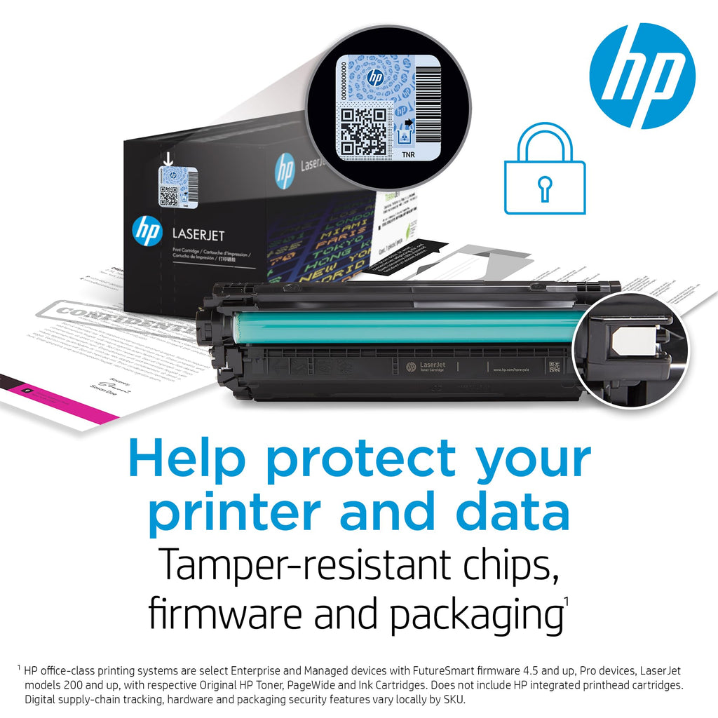 HP 206A Black Toner Cartridge | Works with Color LaserJet Pro M255, MFP M282, M283 Series | W2110A