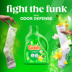 Gain Liquid Laundry Detergent, Original Scent, 177 fl oz, Freshness + Odor Fighting, Laundry Detergent Liquid Soap, HE compatible, 134 loads (Packaging May Vary)