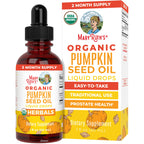 MaryRuth Organics Pumpkin Seed Oil Cold Pressed | 2 Month Supply | USDA Organic Pumpkin Seed Liquid Drops for Men and Women | Urinary Health in Men | Sugar Free | Vegan | Non-GMO | 60 Servings