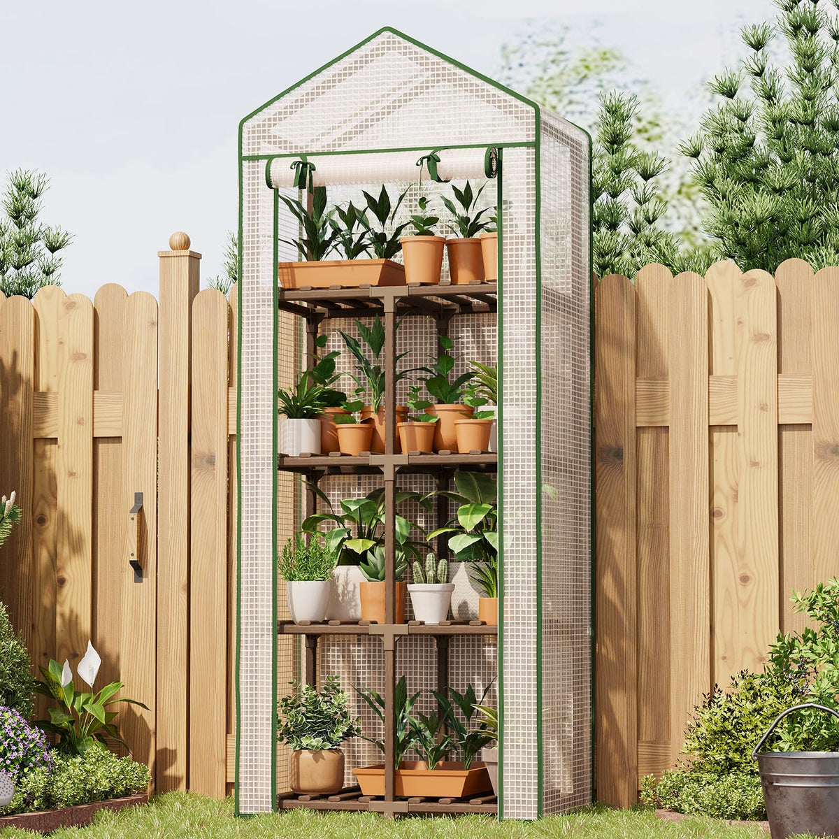 4 Tier Bamworld Mini Greenhouse for Outdoor
