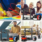 Comgrow PLA 3D Printer Filament, 3D Printer PLA Filament 1.75mm, Dimensional Accuracy +/- 0.02 mm, 2 Rolls of 1KG Spool PLA Grey