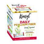 Konsyl Daily Psyllium Fiber Powder - Stick Packs - On-The-Go Fiber Supplement Powder - Convenient, All-Natural Soluble Fiber, Gluten-Free & Sugar-Free, Vegan & Keto - 30 Packets